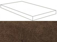 Ступень угловая левая Atlas Concorde Wise Moka 33x120 лаппатированная