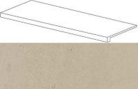 Ступень фронтальная Atlas Concorde Wise Sand 33x120 лаппатированная