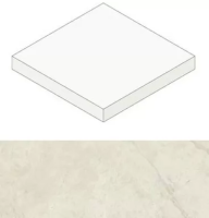 Ступень угловая Atlas Concorde Italy Marvel Calacatta Perla Scalino Angolare Lappato AGJA 33x33