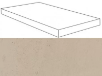 Ступень угловая левая Atlas Concorde Wise Sand 33x120 лаппатированная