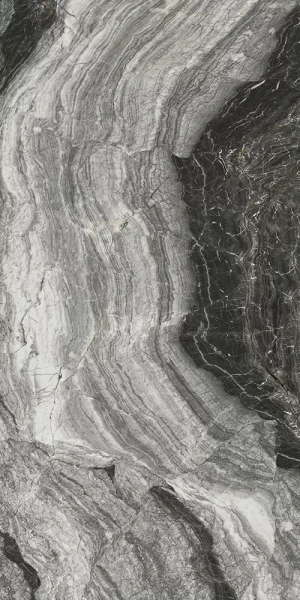 Керамогранит Kerama Marazzi SG567702R Ониче серый темный лаппатированный обрезной 60х119.5 детально