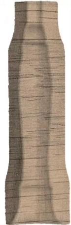 Уголок внутренний Kerama Marazzi SG5264\AGI Монтиони бежевый тёмный матовый 2.4х8 детально